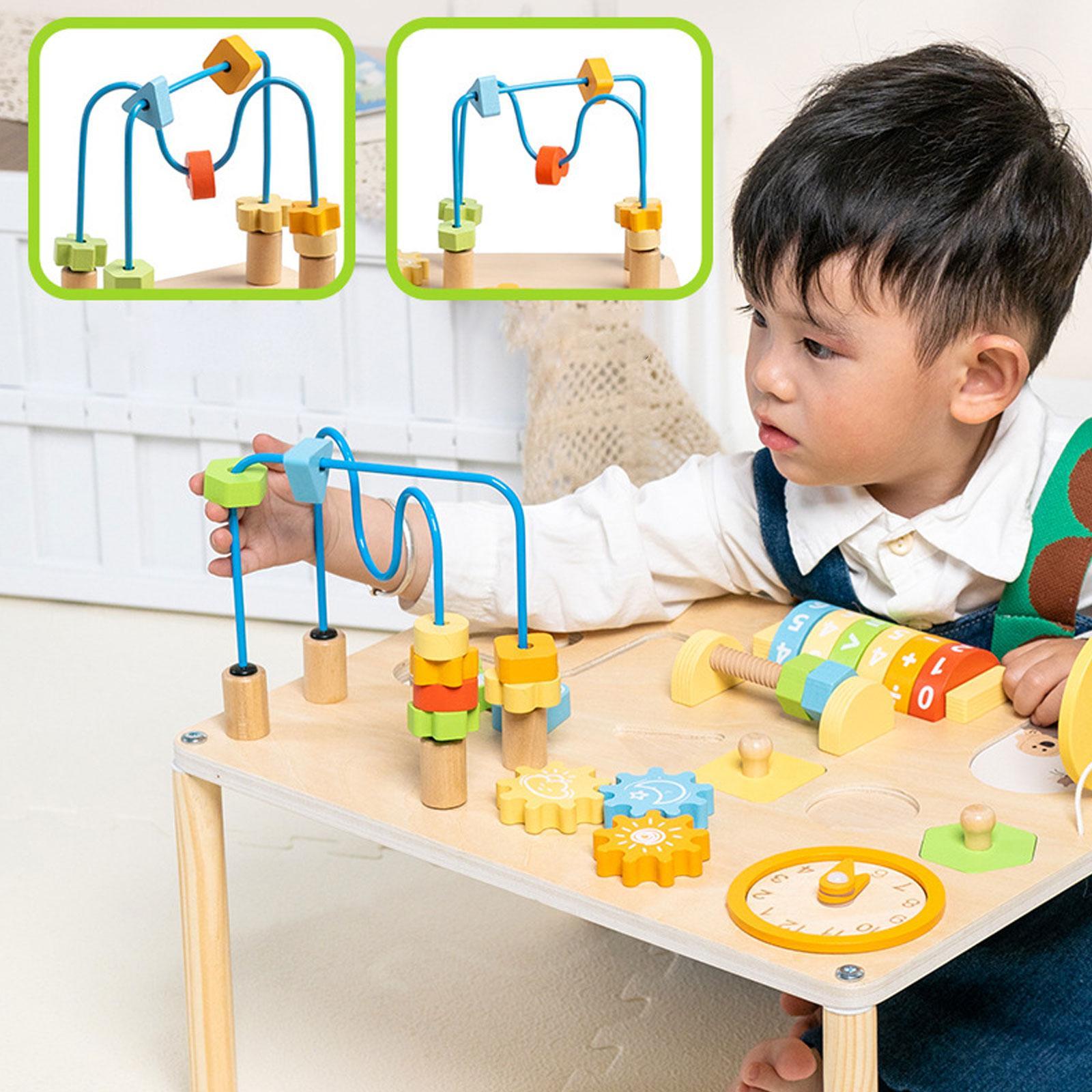 Kids Education Activities - Tavolo Attività Educativo con Ingranaggi e