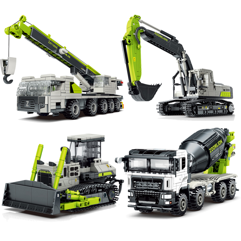 Kids Education Sites - 2023 City Building Engineering Crane escavatore