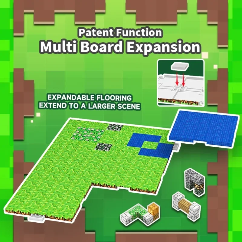 Puzzle Map World - Mondo magnetico Piastra base magnetica Blocco