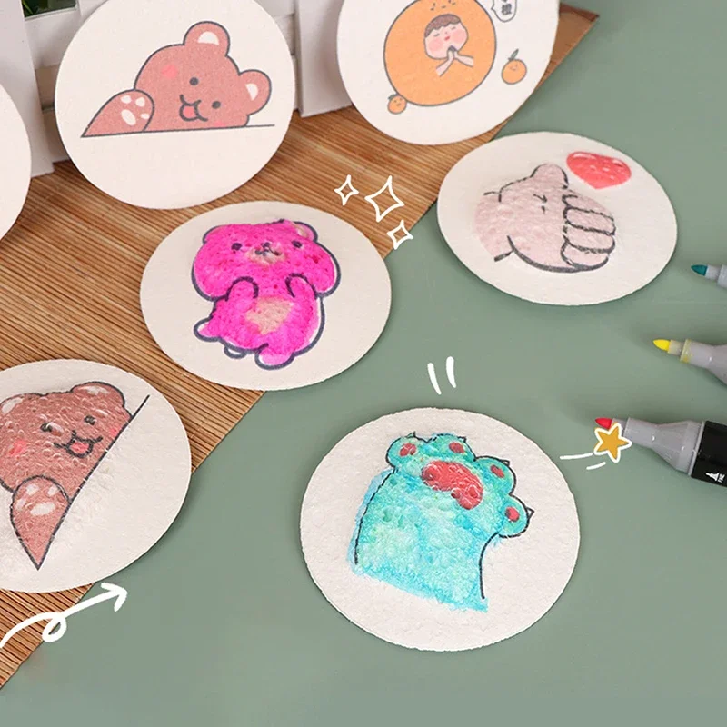 Kids Education Drawing - Carta da pittura con texture in