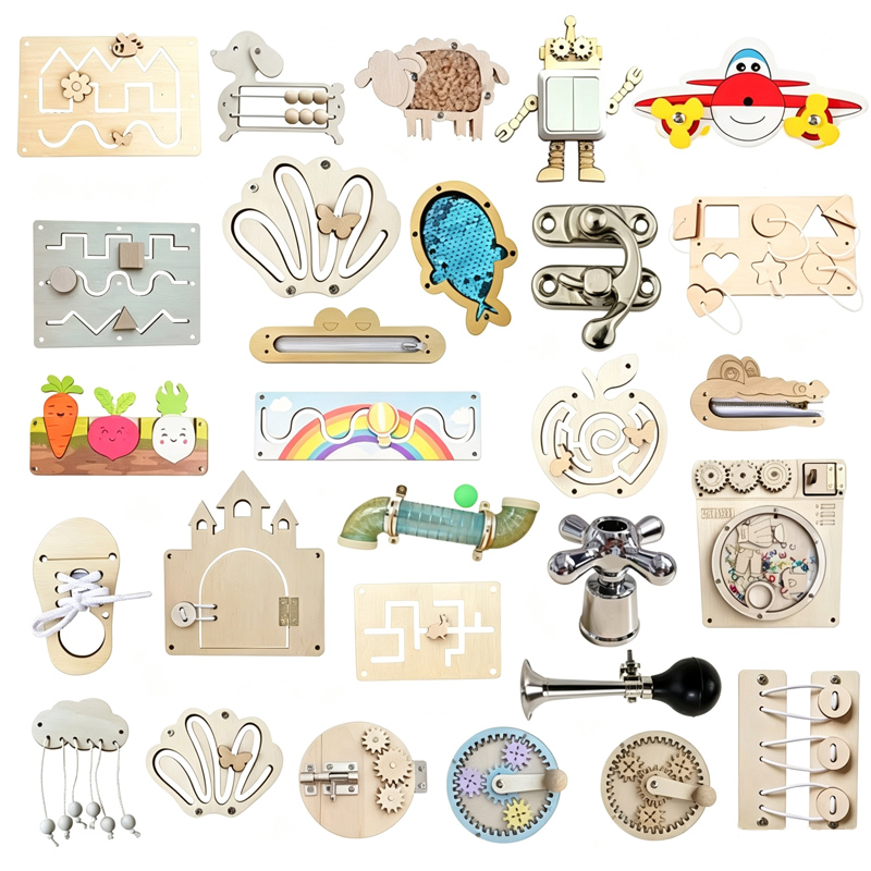 Kids Education Activities - Bambini occupato bordo accessori fai da