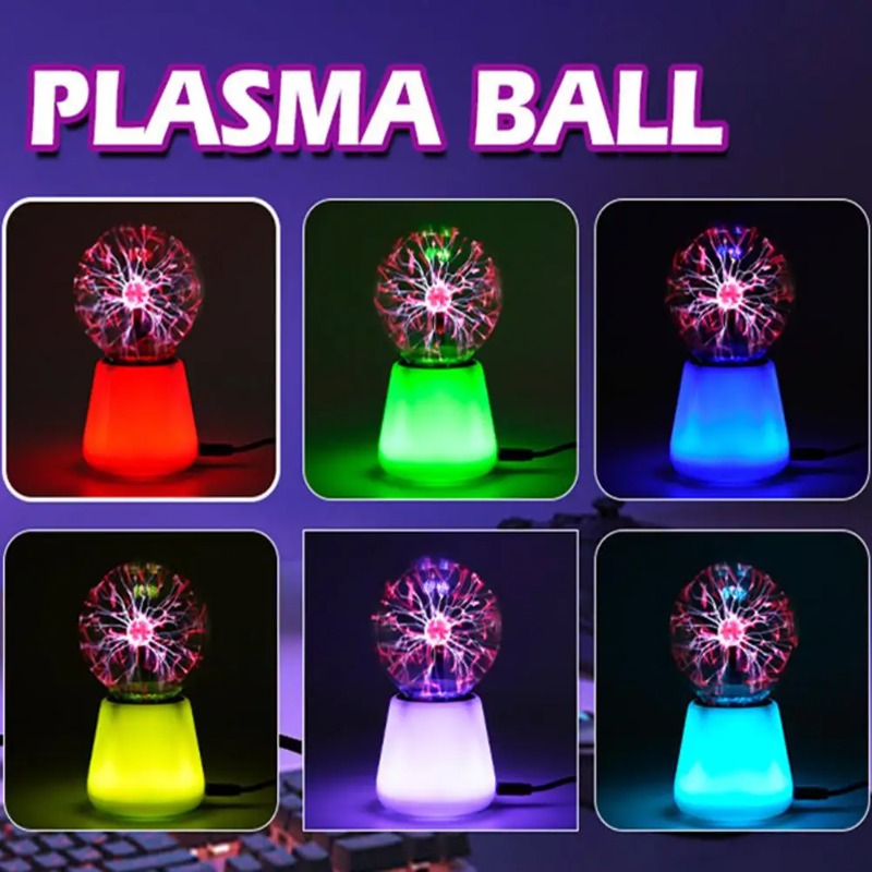 Globe Interactive Light - Lampada a Sfera al Plasma Interattiva,