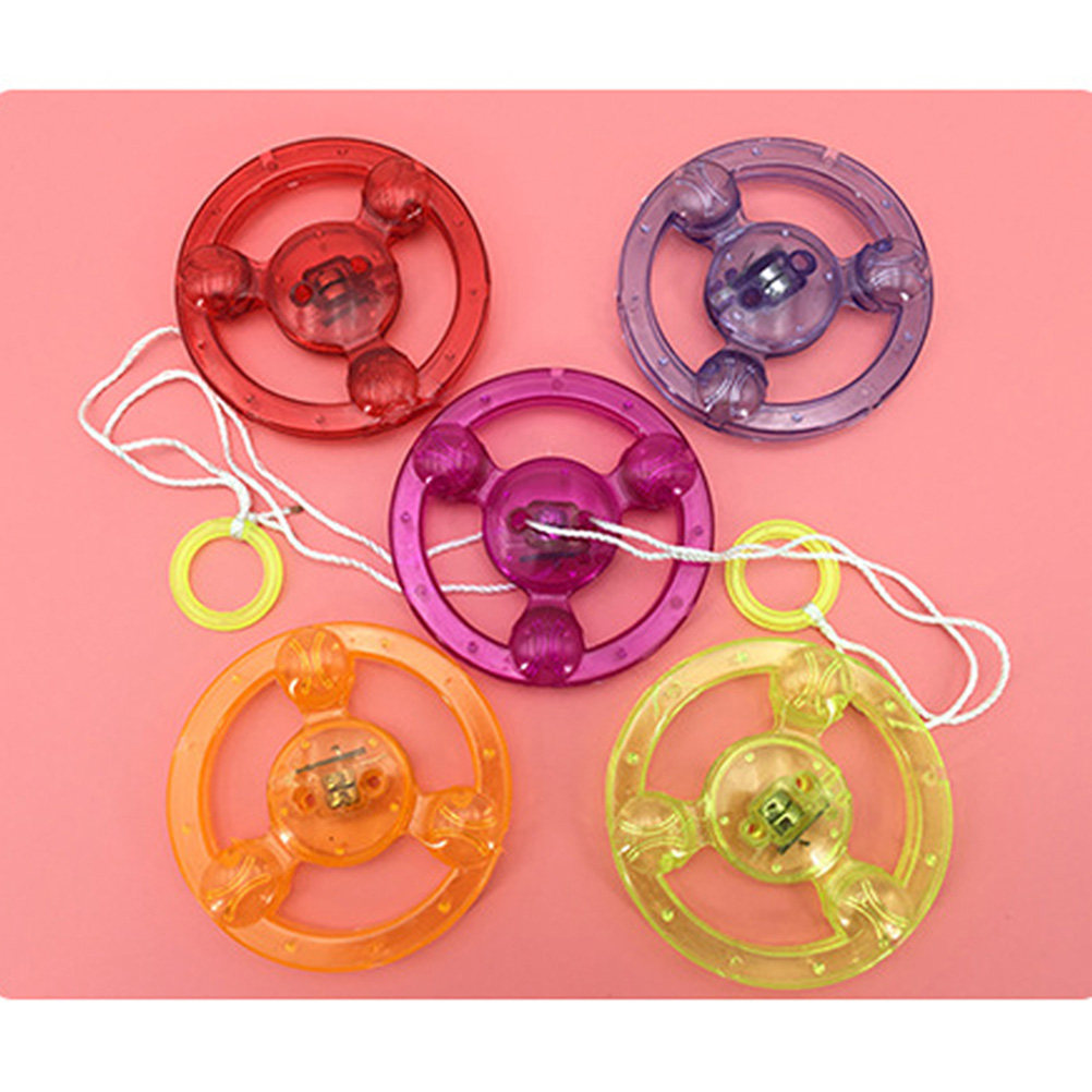 Kids Education Activities - 10 Pezzi di Ruote Colorate Lampeggianti