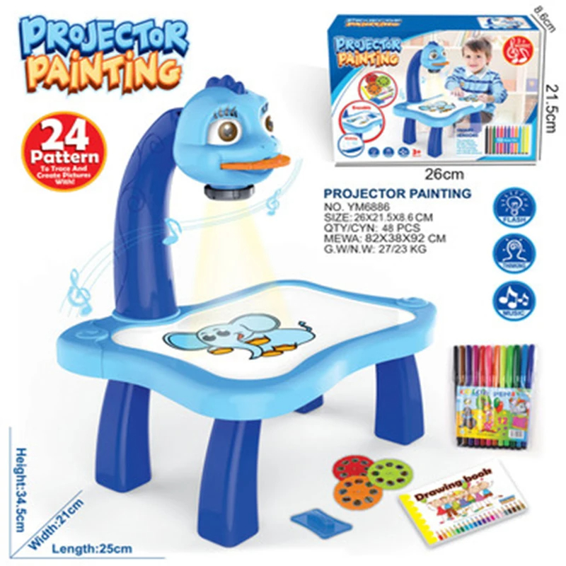 Drawing Projector Kids - Tavolo da disegno per proiezione per
