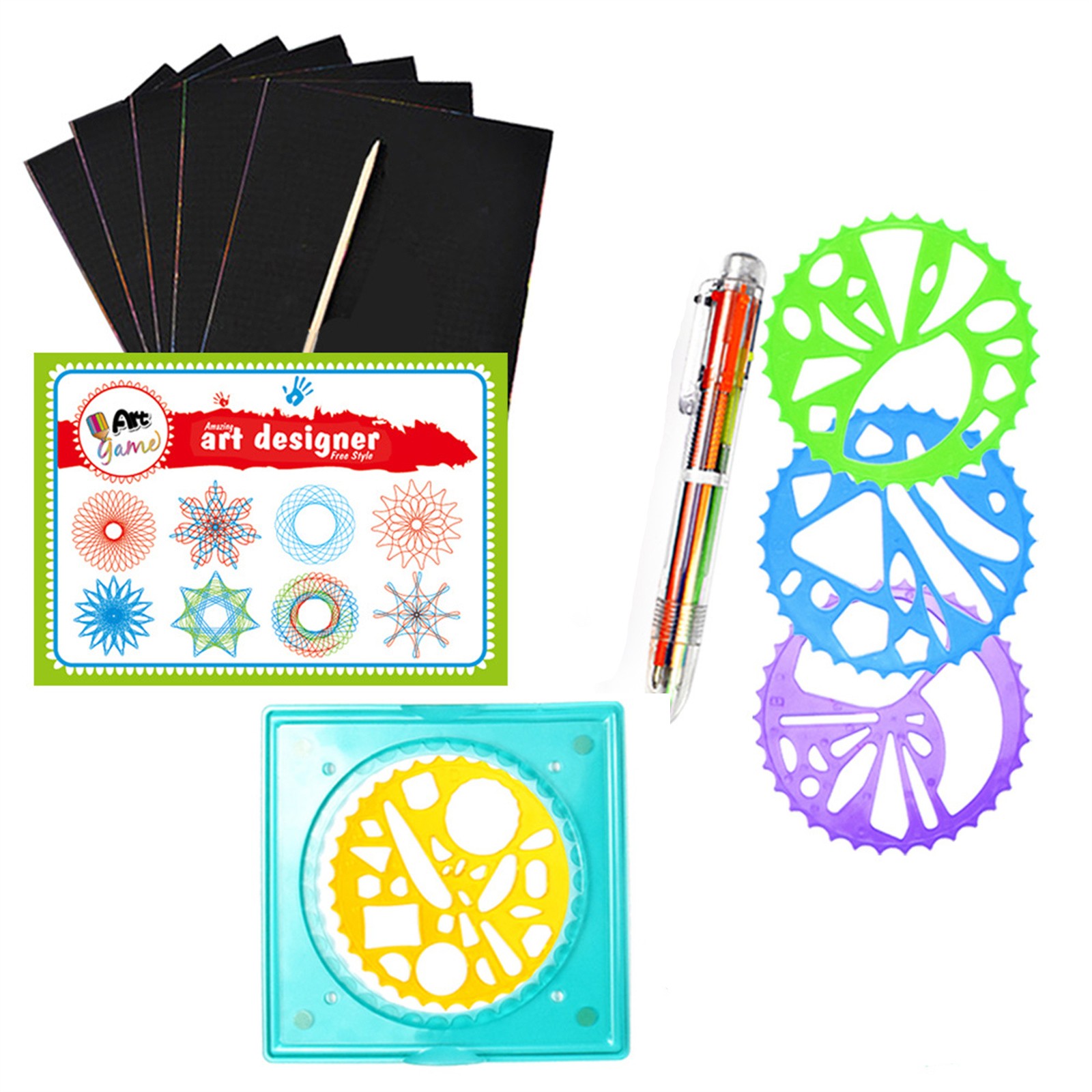 Set Spirografo Colorato per Ba - Kids Education Drawing recensione e prezzo