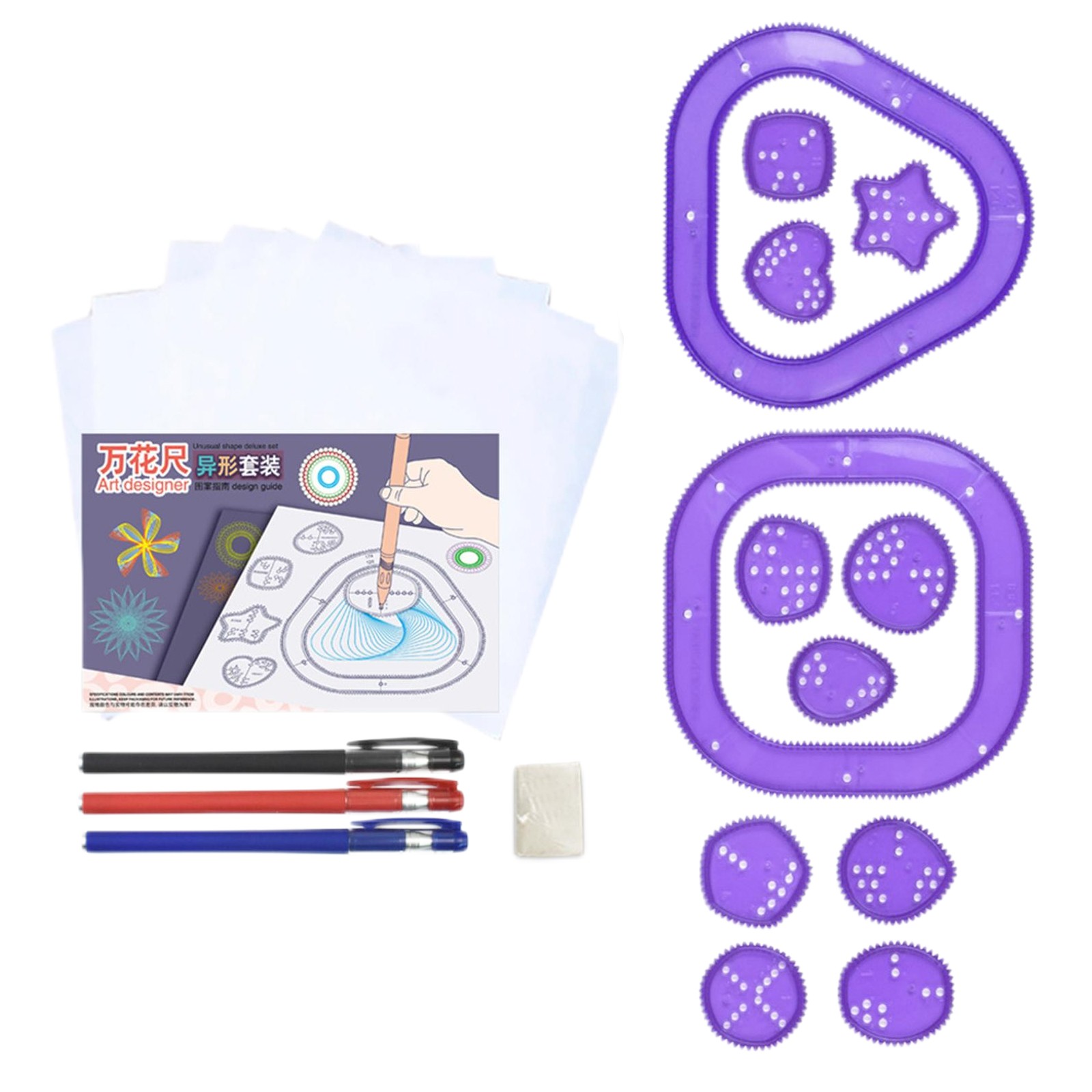 Set Spirografo Colorato per Ba - Kids Education Drawing recensione e prezzo