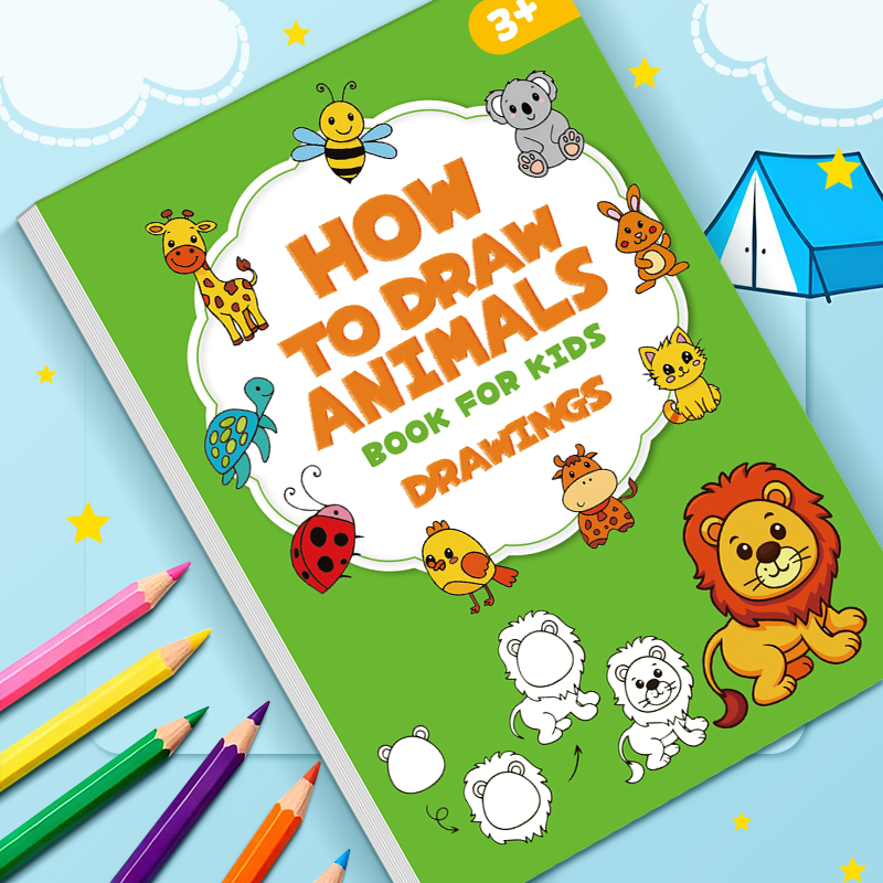 Libro di disegni di animali pe - Kids Education Activities recensione e prezzo