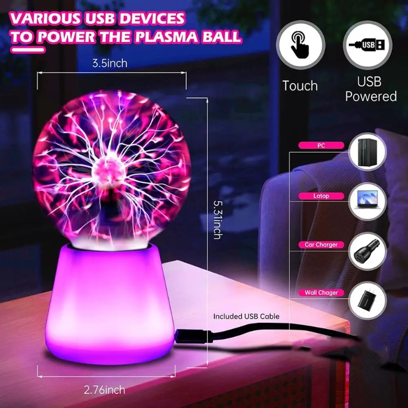Lampada a Sfera al Plasma Inte - Globe Interactive Light recensione e prezzo