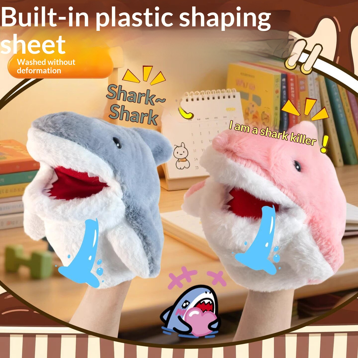 Pupazzo a mano a forma di squa - Online Educational Games For Kids recensione e prezzo