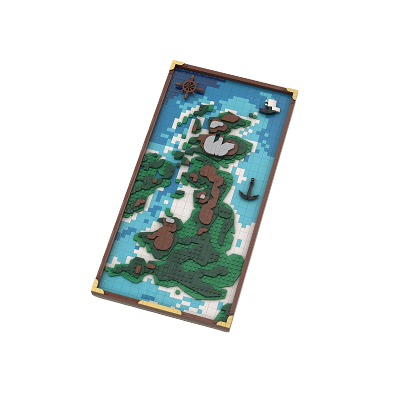 1509 Pezzi MOC Mappa Topografi - Kingdom Kids Education recensione e prezzo